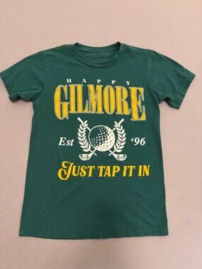 Happy Gilmore “Just Tap It In” Golf Graphic T-Shirt Men’s Small Green